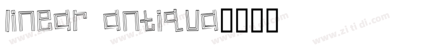 Linear Antiqua字体转换